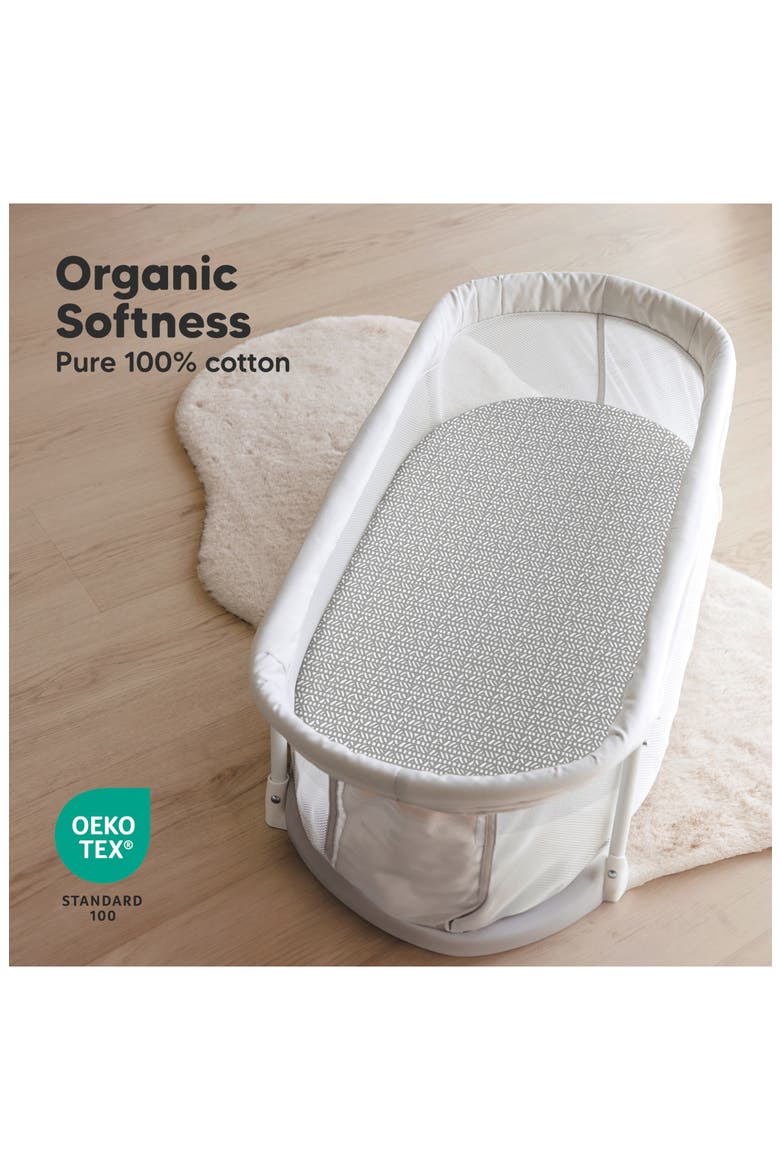 2-Pack Soothe Fitted Bassinet Sheets, Alternate, color, Nordic
