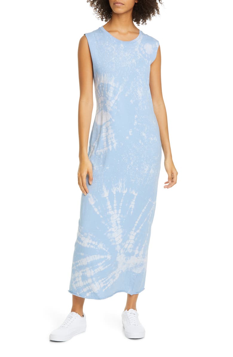 Raquel Allegra Tie Dye Muscle Maxi Dress, Main, color, 