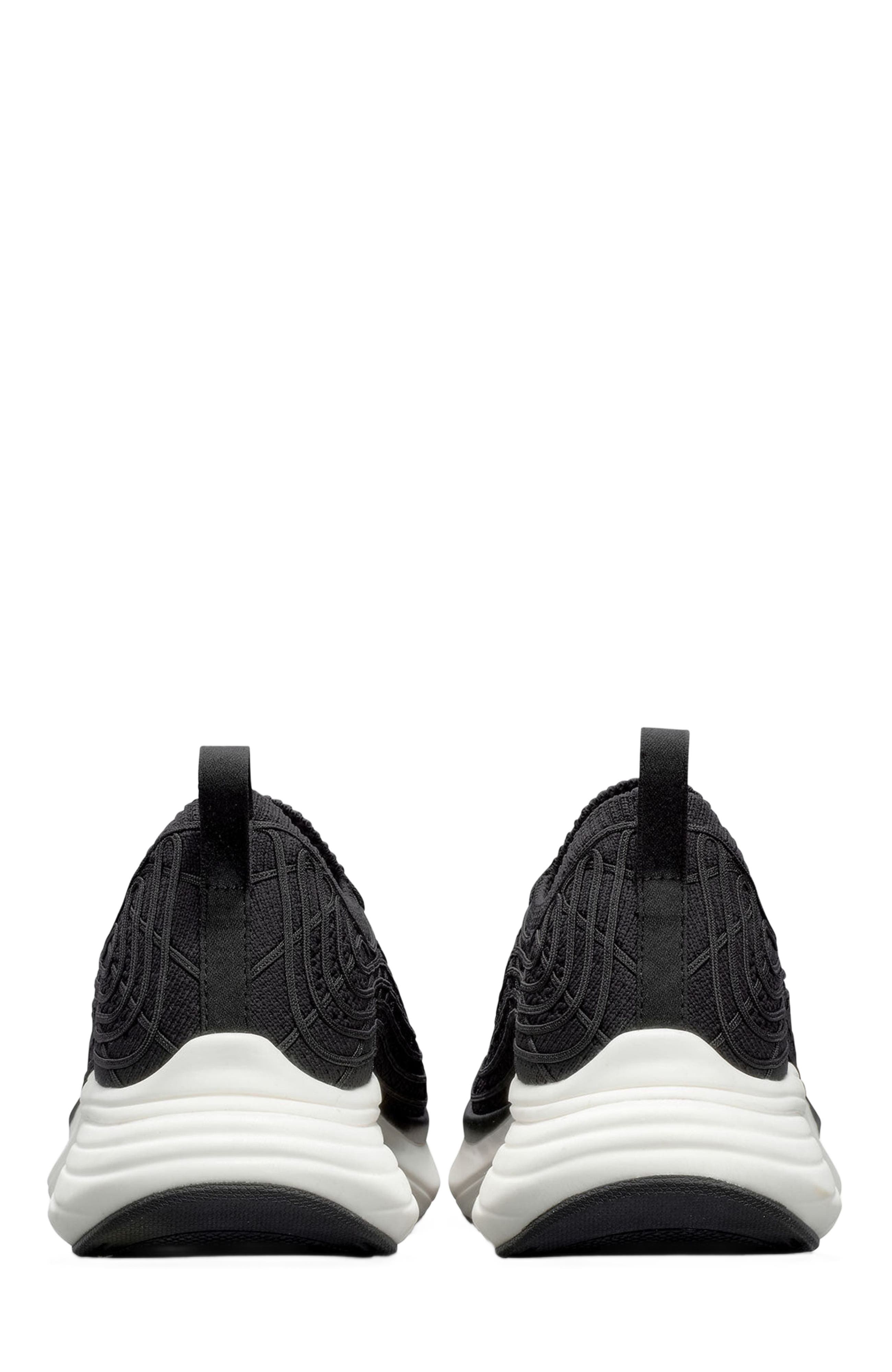 Men's TechLoom Zipline Sneakers, Alternate, color, Black / White