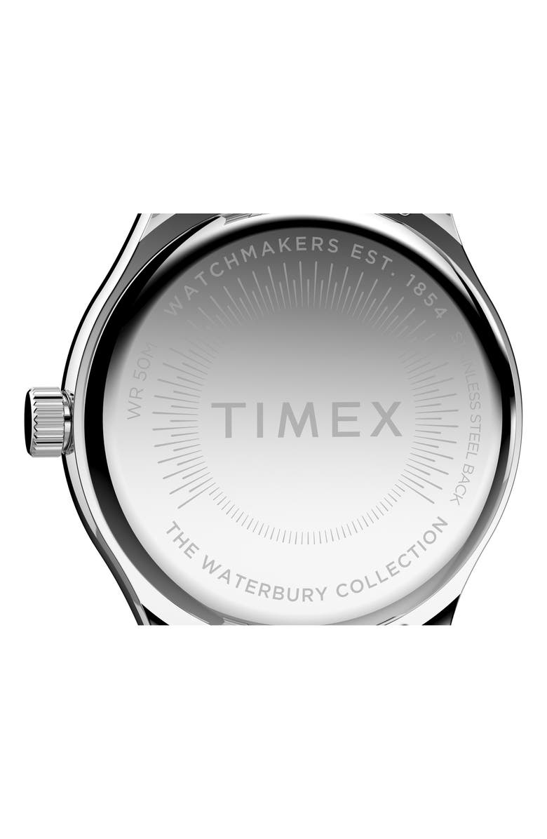 Timex<sup>®</sup> Waterbury INDIGLO Heart Bracelet Watch, 34mm, Alternate, color,