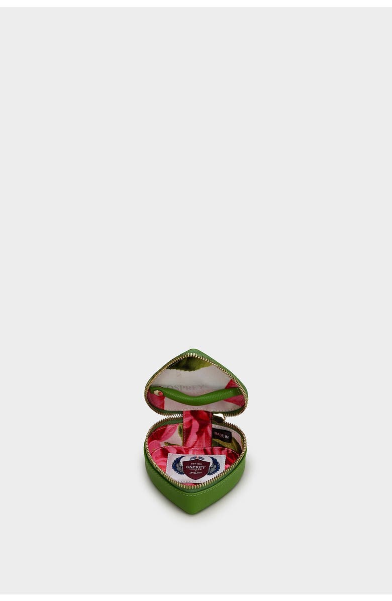 Osprey London The Tilly Leather Heart Gift Set, Alternate, color, Apple