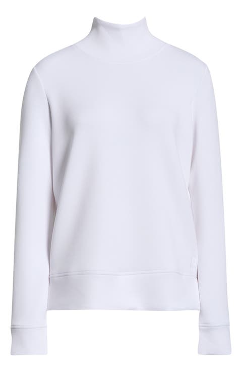 Dreamweave Recycled Polyester Blend Mock Neck Sweatshirt