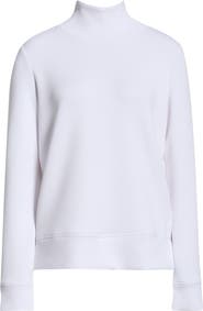 MPG Dreamweave Recycled Polyester Blend Mock Neck Sweatshirt