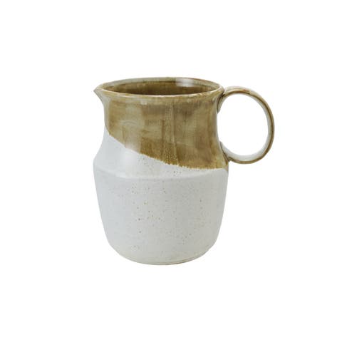 Pitcher with Reactive Glaze