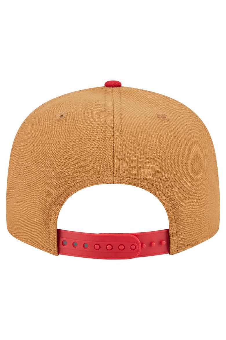 Men's New Era Khaki/Red St. Louis Cardinals Ice Cream 9FIFTY Snapback Hat, Alternate, color, Khaki