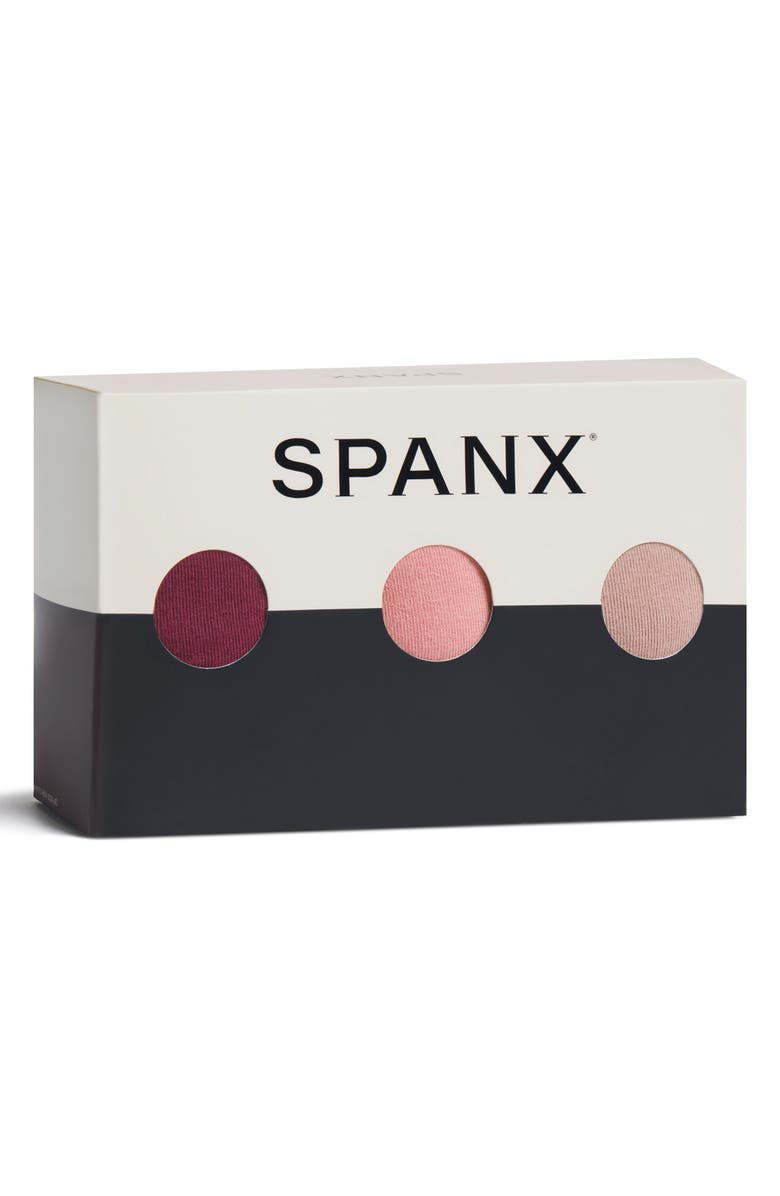 SPANX<sup>®</sup> Assorted 3-Pack High Cut Cotton Blend Briefs, Alternate, color, Purple