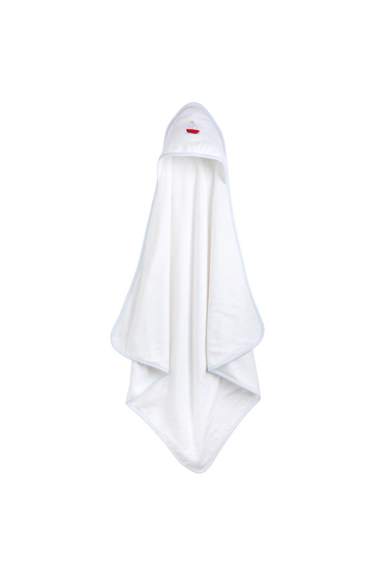Kids' Hooded Towel, Main, color, Sailboat