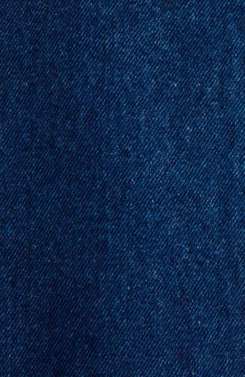 Dries Van Noten Ricca Denim Coat In Blue