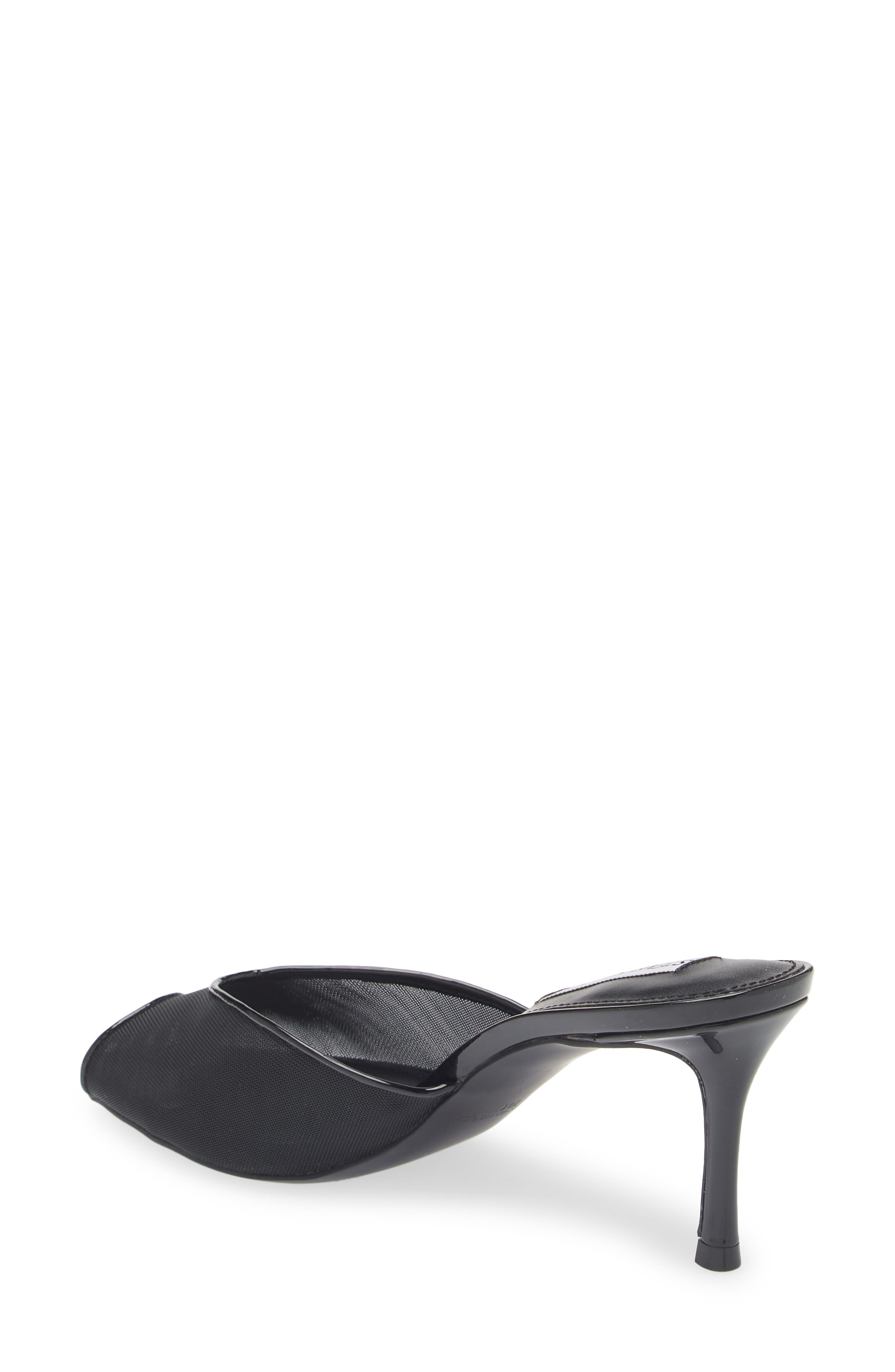 Steve Madden Rowe Peep Toe Sandal, Alternate, color, Black