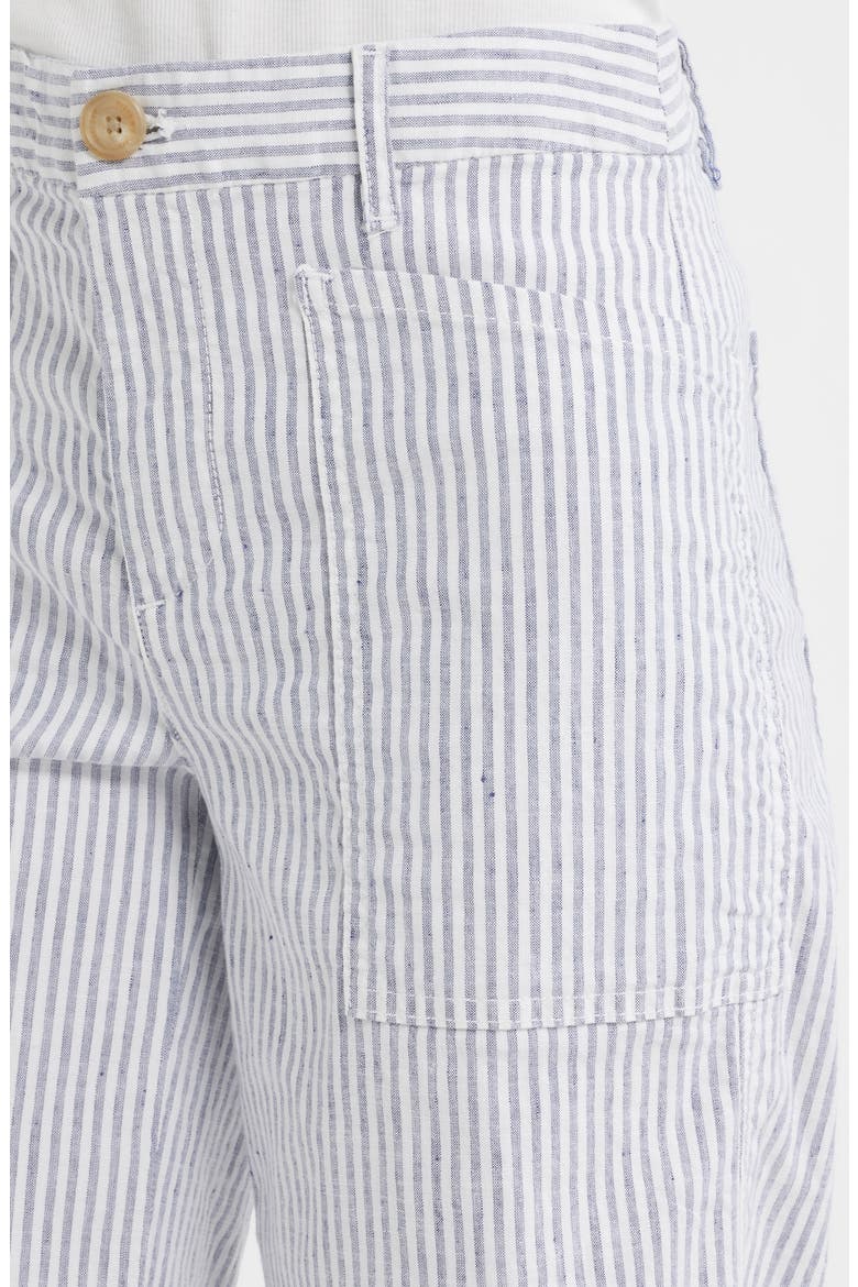 Limerick Stripe Wide Leg Pants, Alternate, color, NAVY WHITE STRIPE