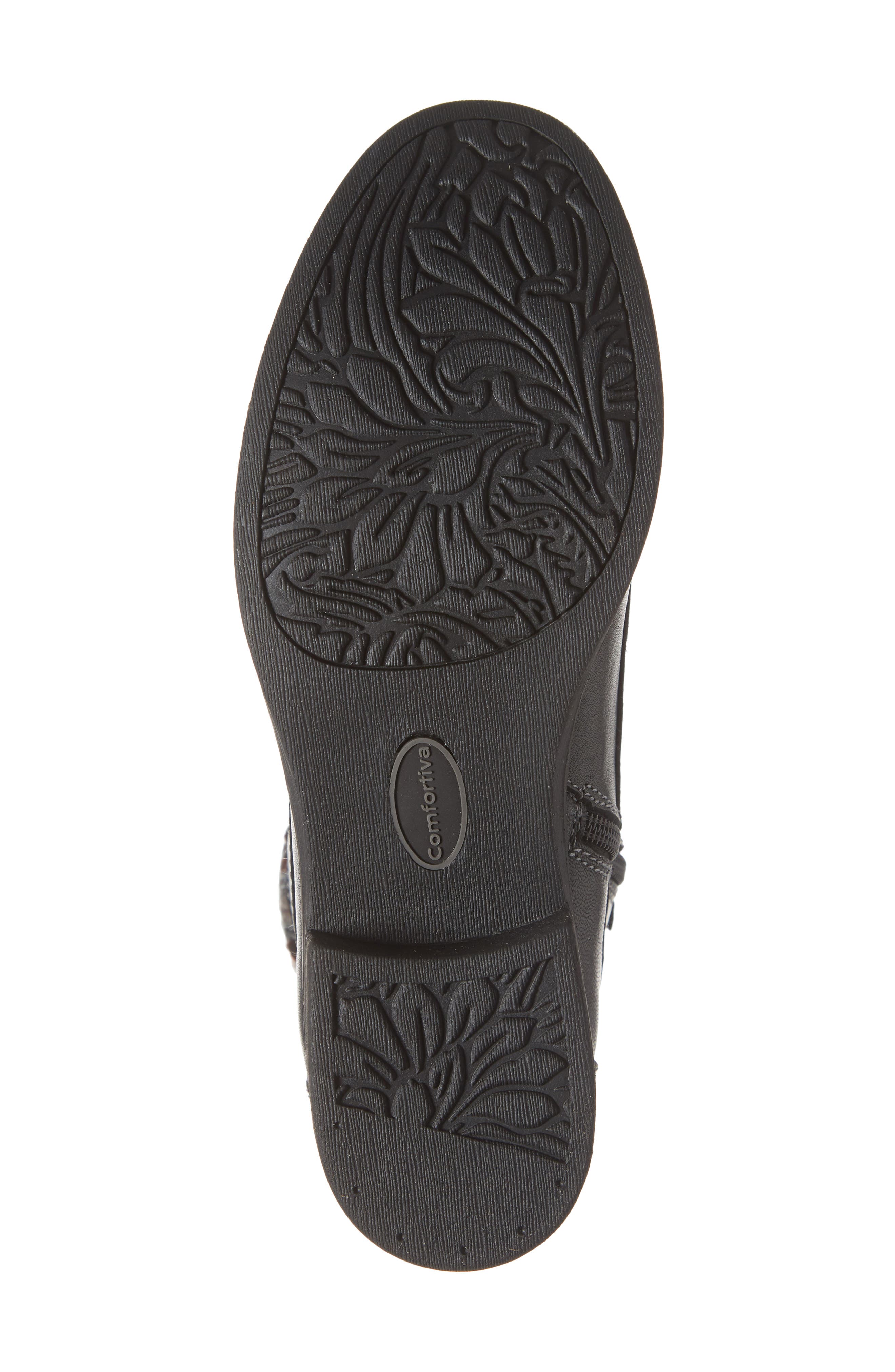 Comfortiva Trenton Knit Collar Waterproof Bootie, Alternate, color, 