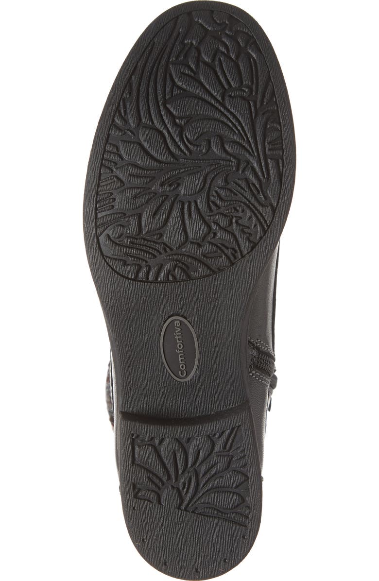 Comfortiva Trenton Knit Collar Waterproof Bootie, Alternate, color,