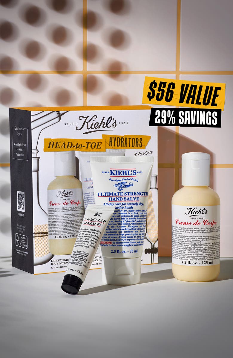 Kiehl's Since 1851 Head-To-Toe Hydators Set $56 Value, Alternate, color, 