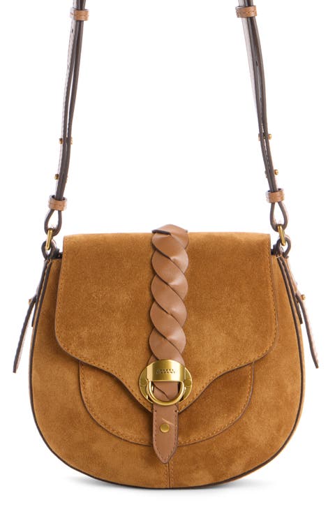 Small Altay Suede Shoulder Bag