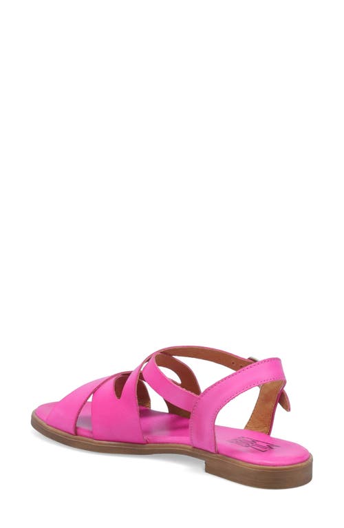 Miz Mooz Lilium Ankle Strap Sandal In Fuchsia