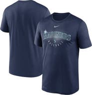 Nike Men's Nike Navy Seattle Mariners Wordmark Outline Legend T-Shirt