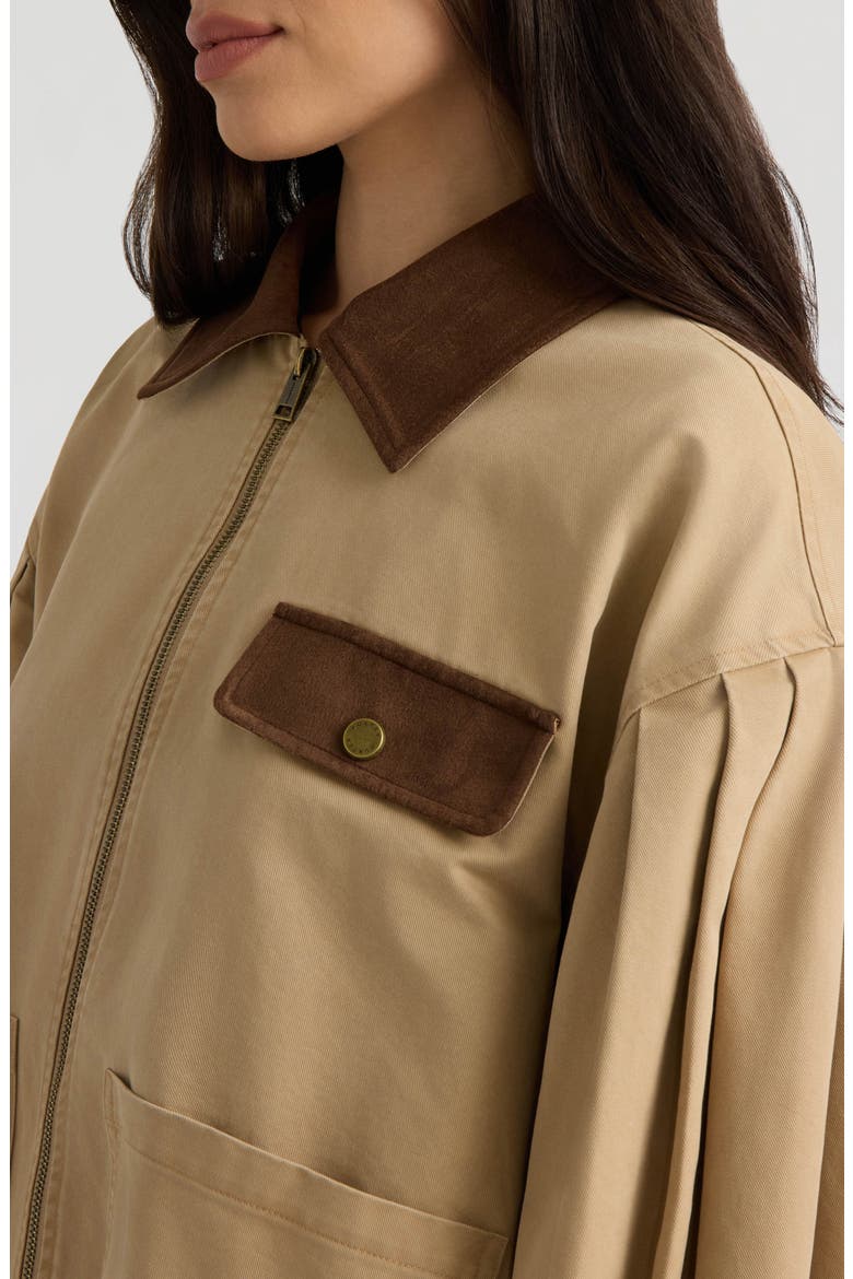 Hunter Zip Front Jacket with Bubble Sleeves (Women) | Nordstromrack