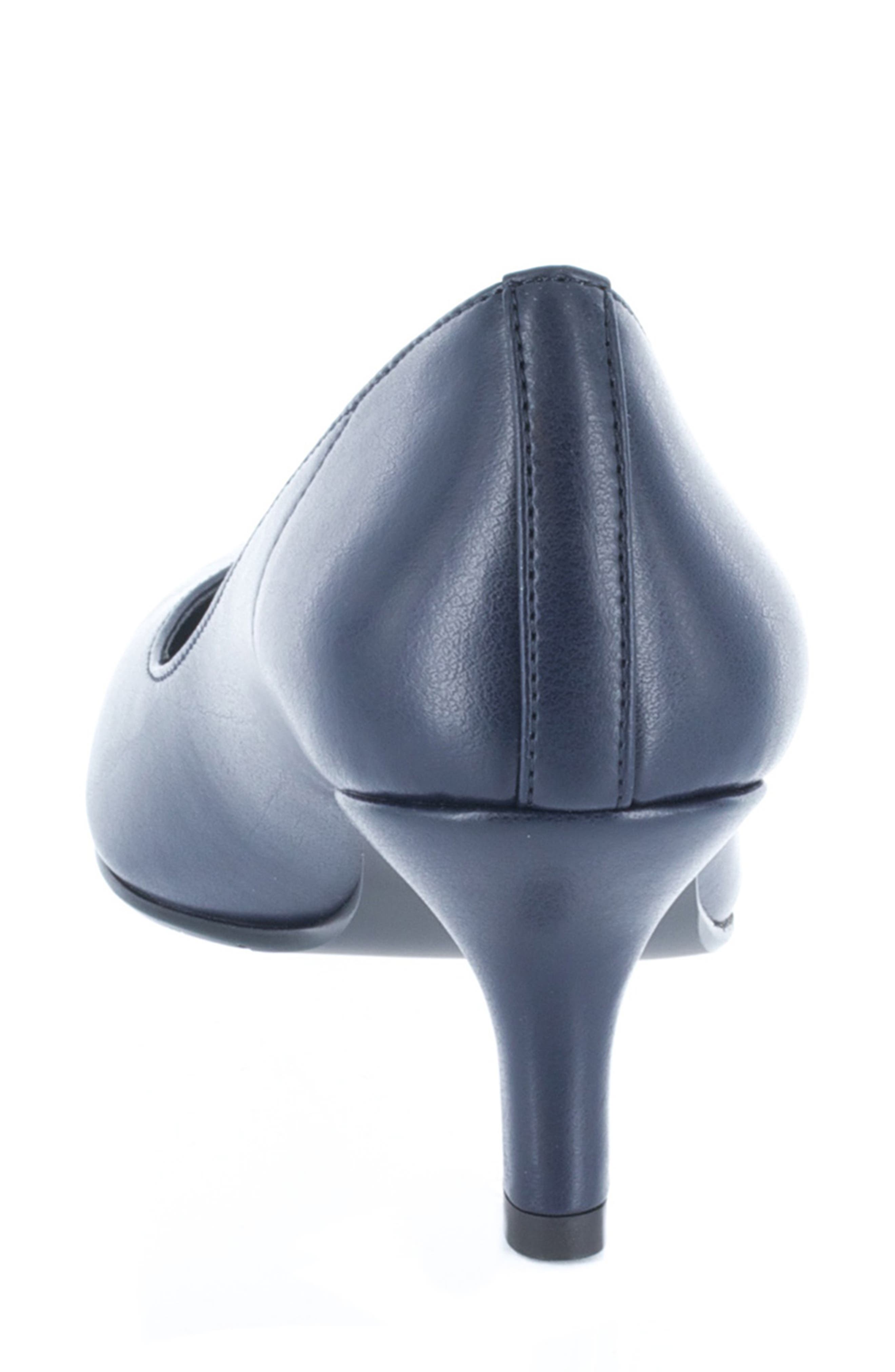 Chiffon Pointed Toe Pump - Multiple Widths Available, Alternate, color, NEW NAVY