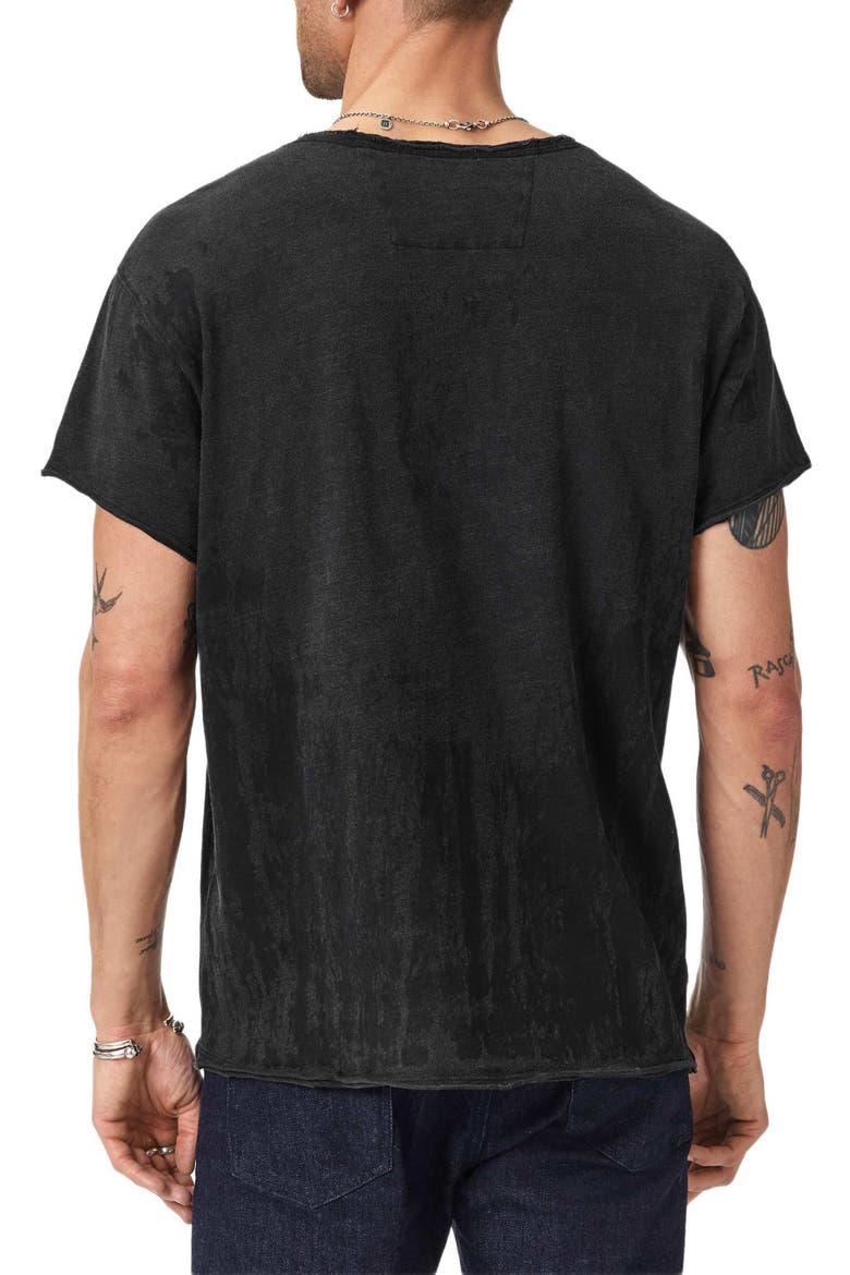 Raw Edge Graphic T-Shirt, Alternate, color, CHARCOAL