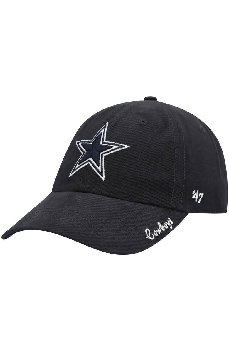 '47 Women's '47 Navy Dallas Cowboys Miata Clean Up Adjustable Hat, Main, color, Navy