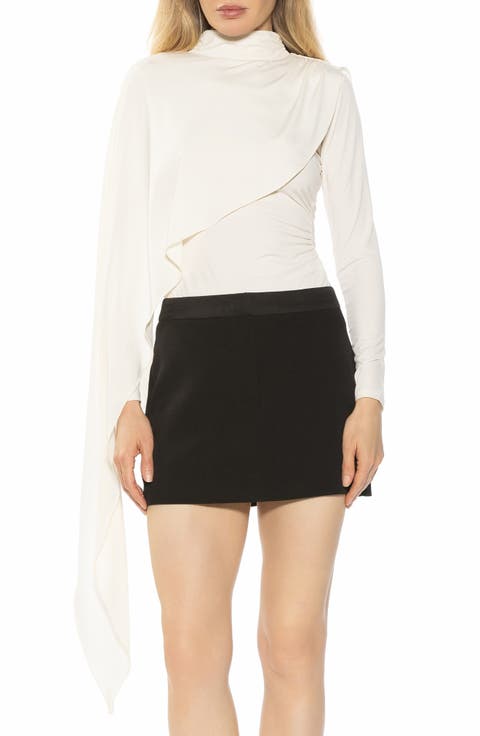 Ivo Drape Cape Jersey Top