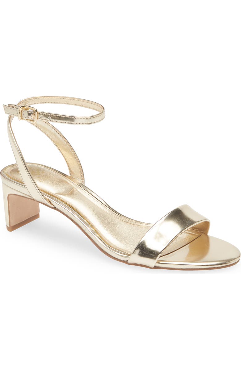 Vince Camuto Lilla Ankle Strap Sandal, Main, color, Egyptian Gold
