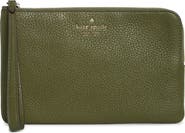 Kate Spade New York leila pebbled leather medium pouch