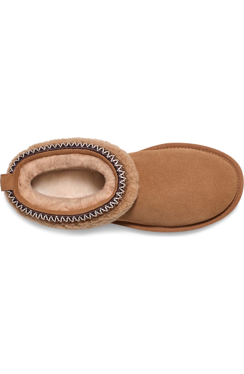 UGG<sup>®</sup> Classic Ultra Mini Max Curly Shearling Boot, Alternate, color, Chestnut