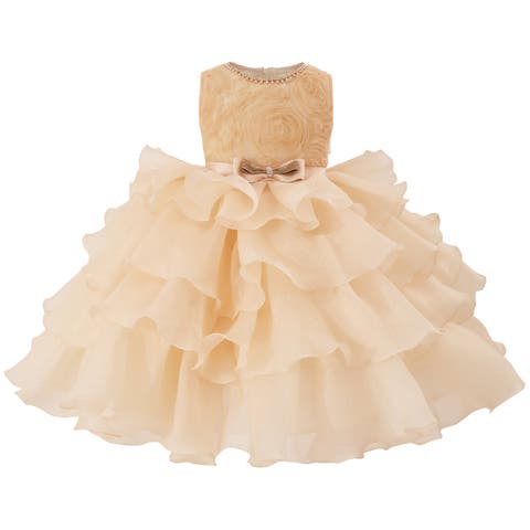 Floral Ruffle Occasion Dress