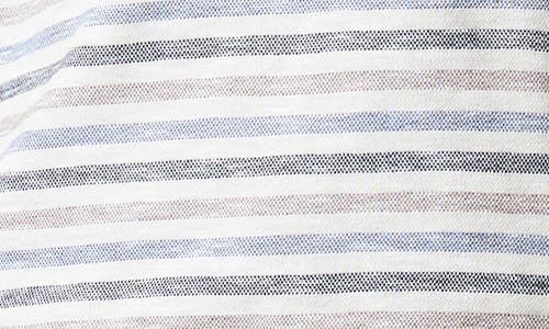 Rodd & Gunn Somes Island Stripe Cotton Polo In Blue