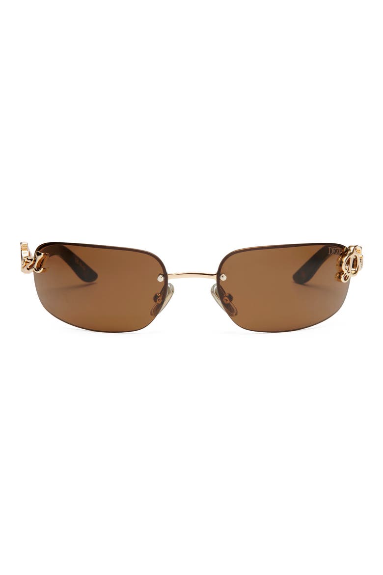 Bby Grl 65mm Oval Sunglasses, Main, color, TORTOISE / COGNAC