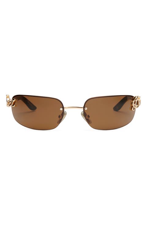 Bby Grl 65mm Oval Sunglasses