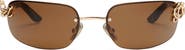DEZI Bby Grl 65mm Oval Sunglasses