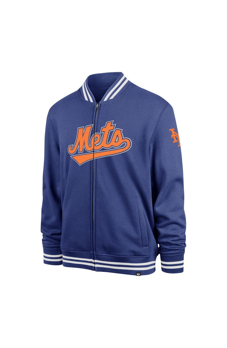 '47 Men's '47 Royal New York Mets Wax Pack Pro Camden Full-Zip Track Jacket, Alternate, color, Royal