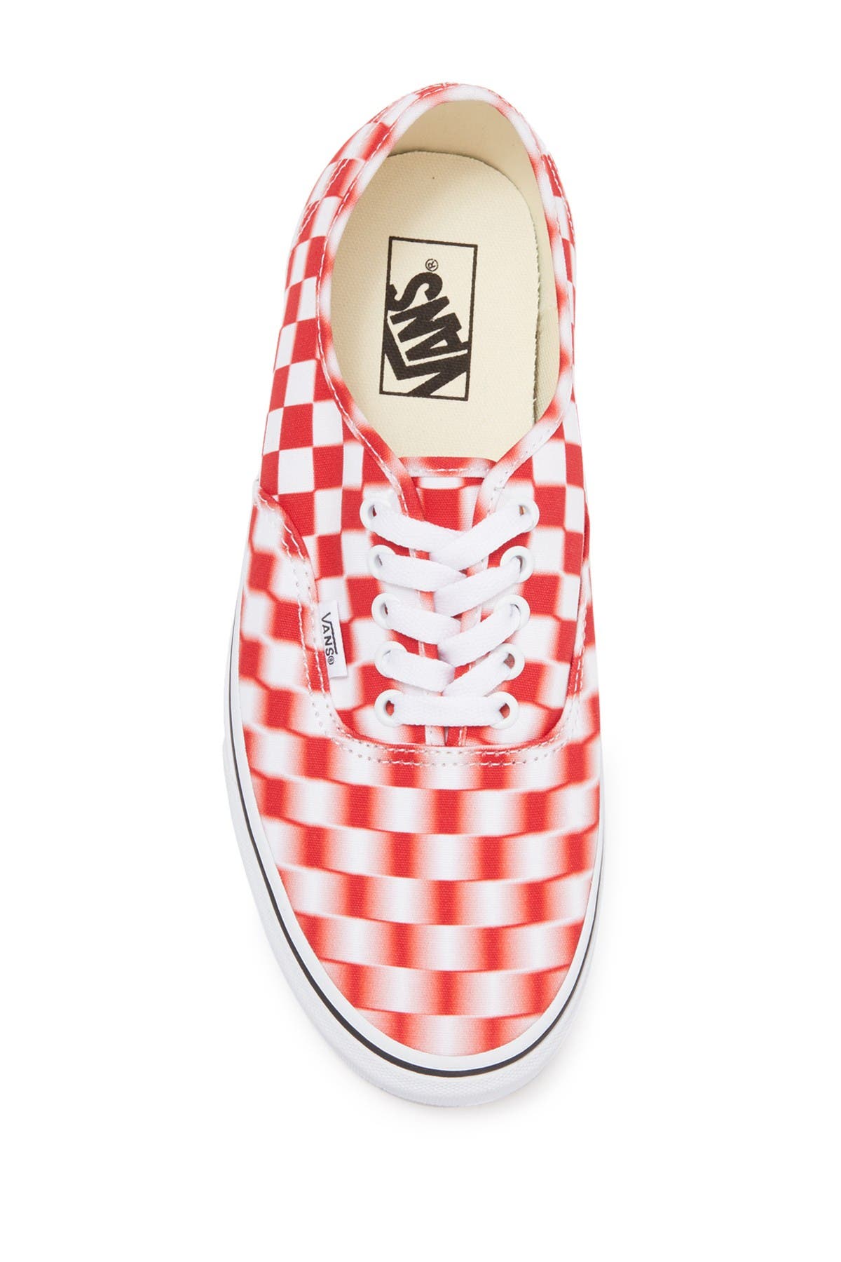 Vans Authentic Blur Check Sneaker, Alternate, color, 