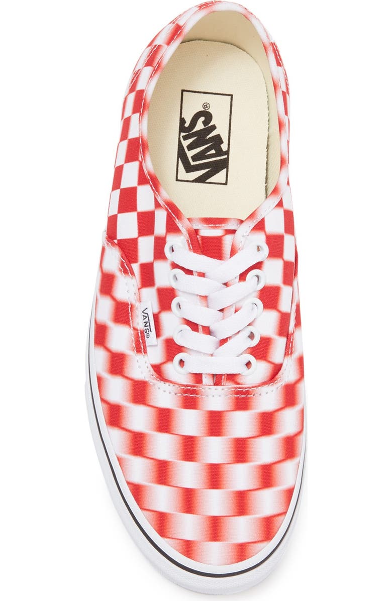 Vans Authentic Blur Check Sneaker, Alternate, color,