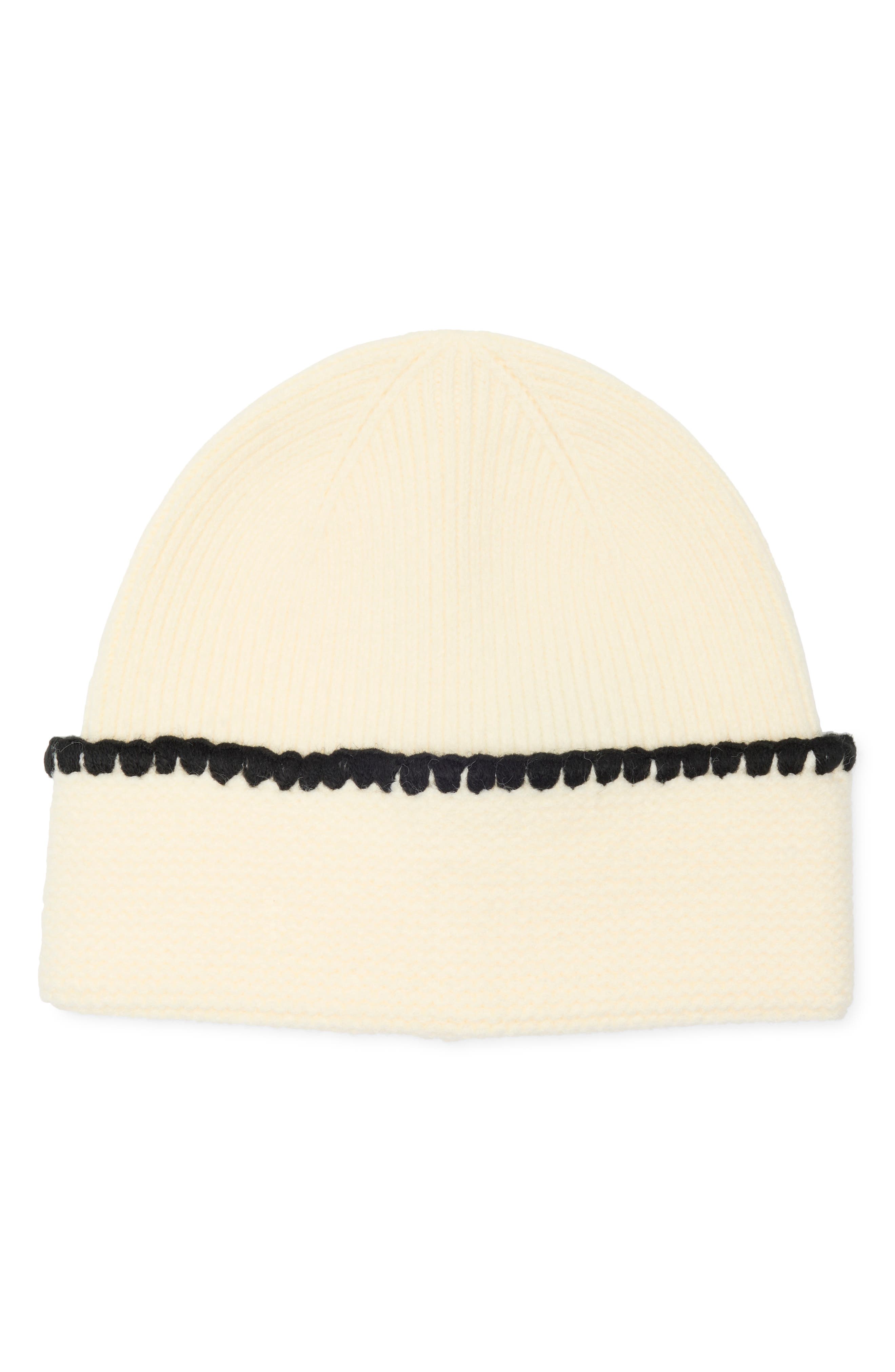 Vince Camuto Whipstitch Cuff Beanie