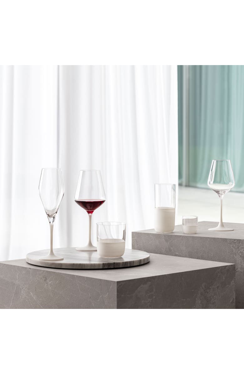 Villeroy & Boch Manufacture Rock Blanc Shot Glass Set of 4, Alternate, color, White