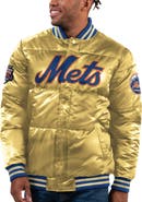 STARTER Men's Starter  Gold New York Mets 2023 Subway Series Bronx Bomber Full-Snap Jacket