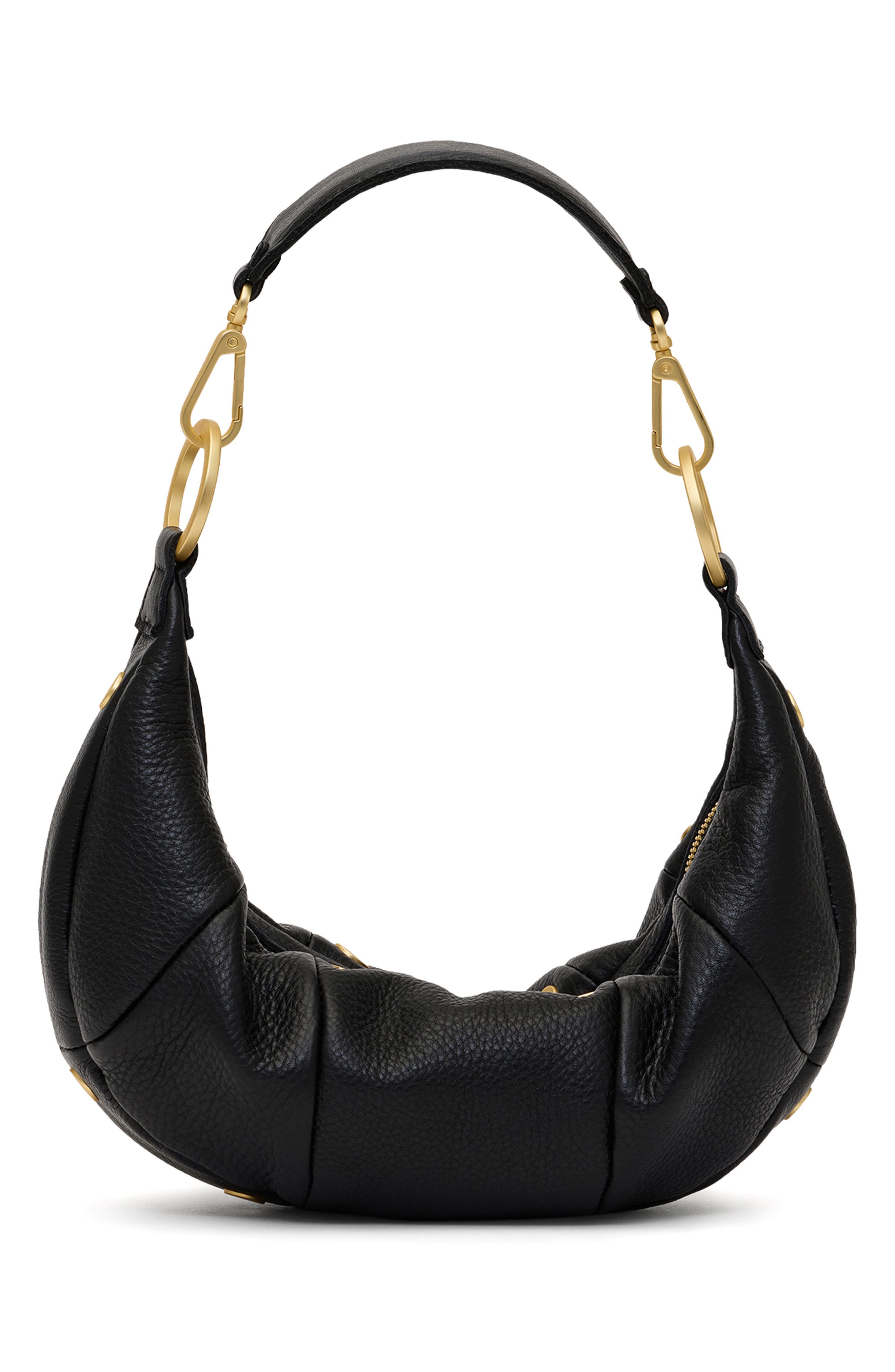 HAMMITT Erica Sml Bag, Alternate, color, Black/ Brushed Gold