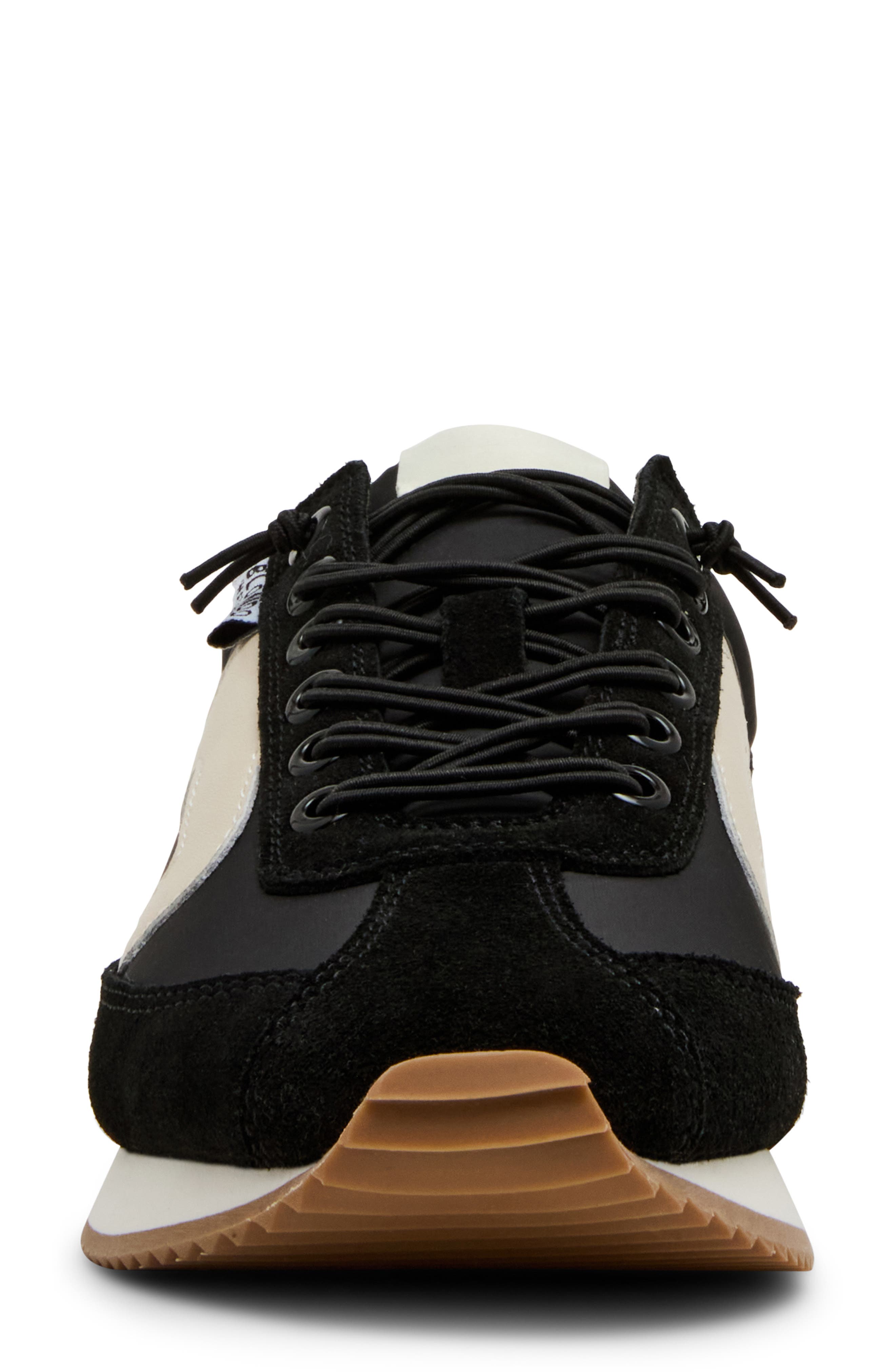 Blondo Emara Waterproof Sneaker, Alternate, color, Black Suede