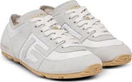 Balmain Racer 45 trainers in lambskin and suede