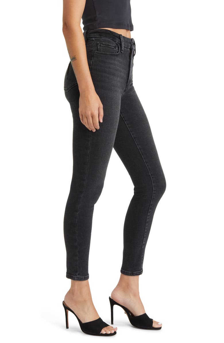 Good American Good Legs High Waist Skinny Jeans, Alternate, color, 