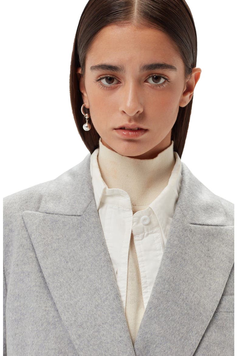 Double-Breasted Cashmere Blazer, Alternate, color, vapor blue