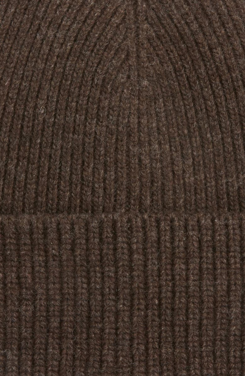 Polo Ralph Lauren Embroidered Signature Logo Beanie, Alternate, color, Dark Brown Hthr