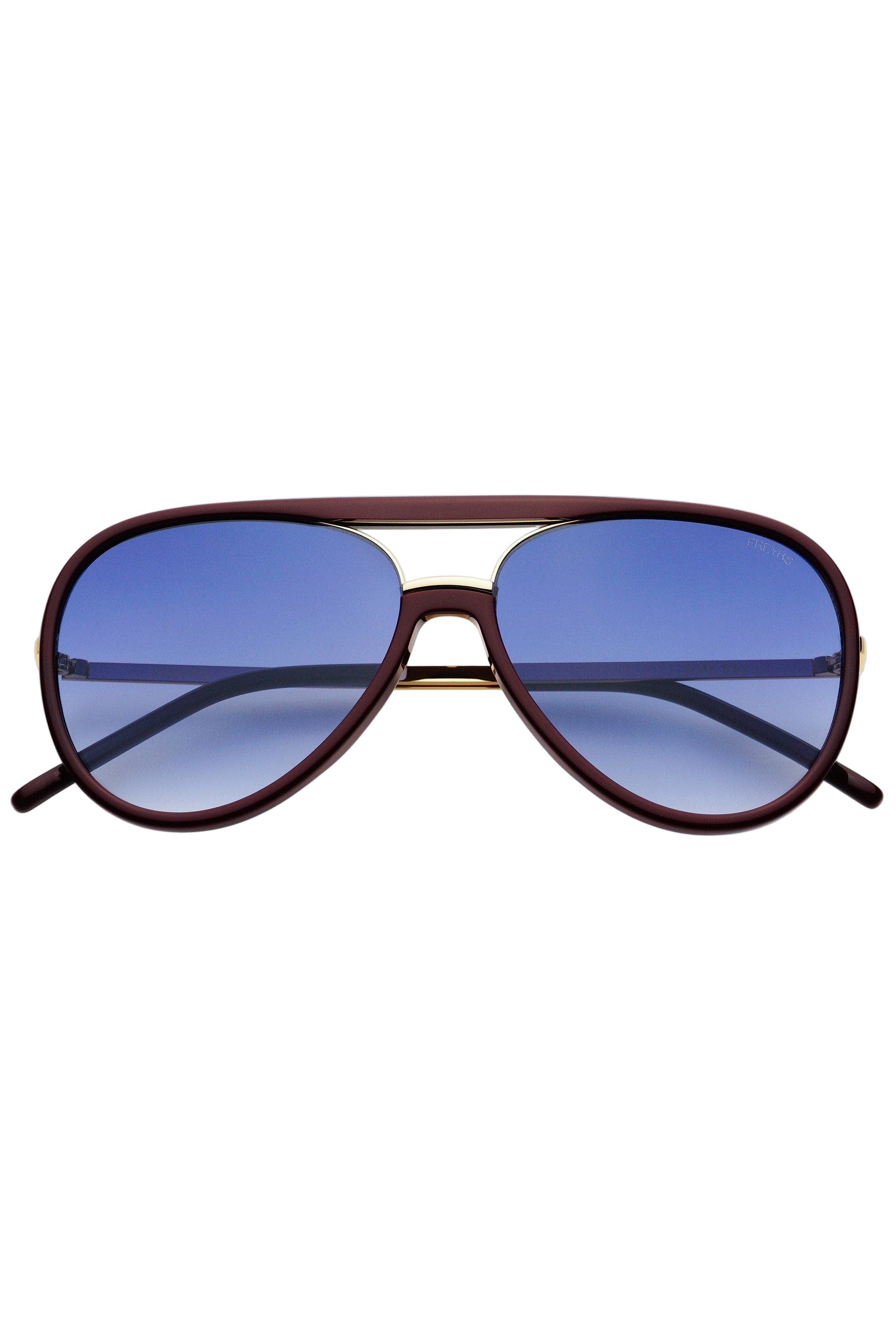 Freyrs Eyewear Shay Aviator Sunglasses In Blue
