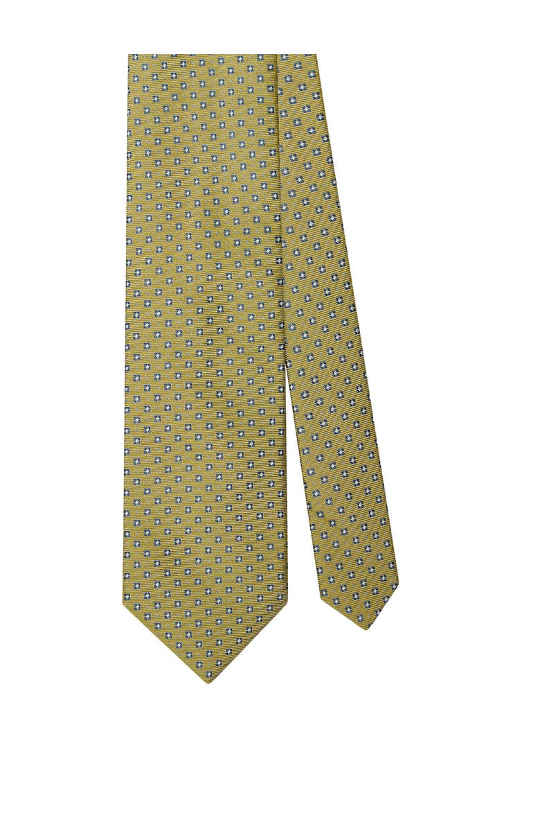 Robert Talbott Robert Micro Neat Geo Spot Best of Class Necktie, Main, color, Green