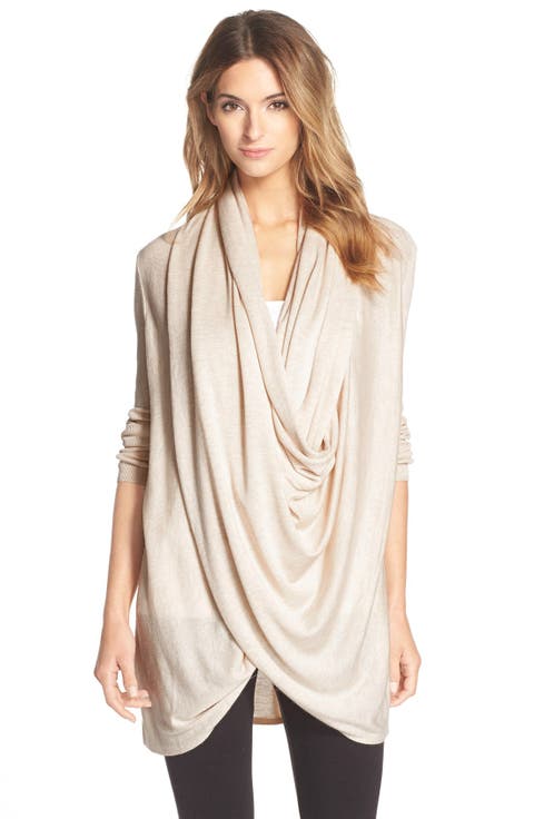 Long Wrap Cardigan