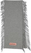 Acne Studios Canada Wool Fringe Scarf