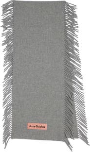 Acne Studios Canada Wool Fringe Scarf